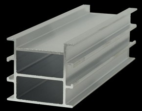 RELO K blank Aluminium - Unterkonstruktion 2000 x 45 x 41mm Alu blank